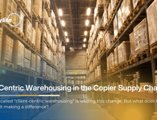 Client-Centric Warehousing in the Copier Supply Chain